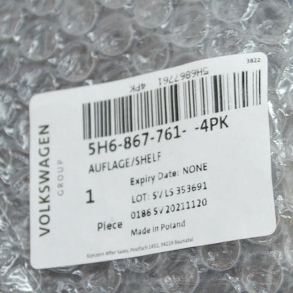 NEW VW GOLF MK8 CD LEFT SIDE PARCEL SHELF LOAD PANEL COVER 5H68677614PK ORIGINAL