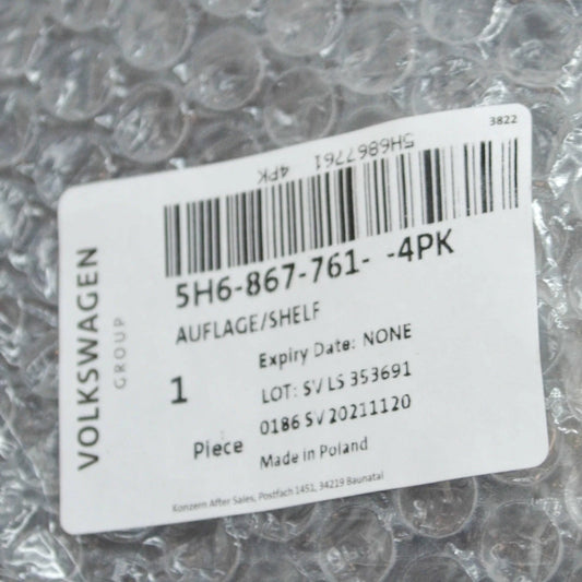 NEW VW GOLF MK8 CD LEFT SIDE PARCEL SHELF LOAD PANEL COVER 5H68677614PK ORIGINAL