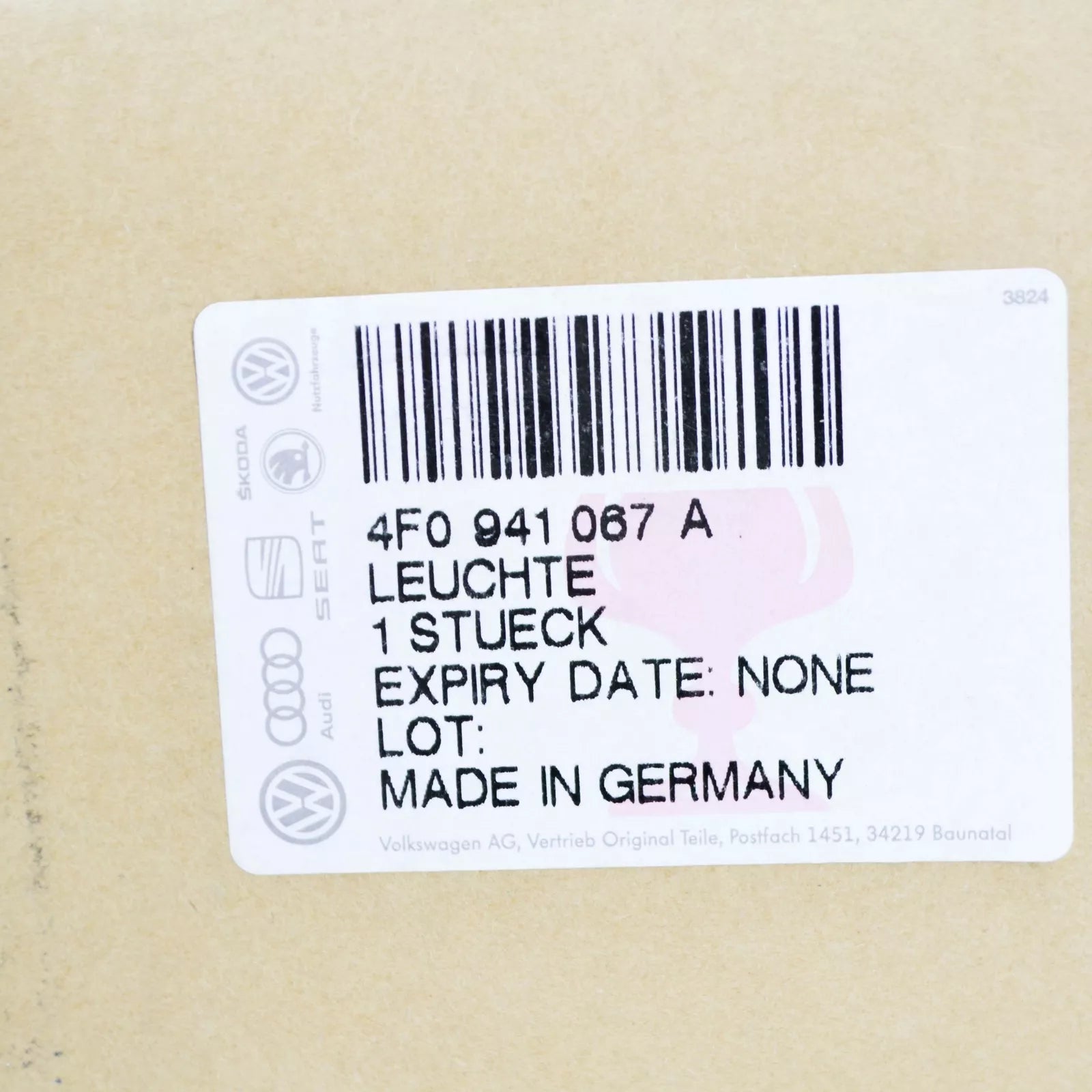 NEW AUDI A6 C6 FRONT LEFT LED DAYTIME RUNNING LIGHT 4F0941067A ORIGINAL