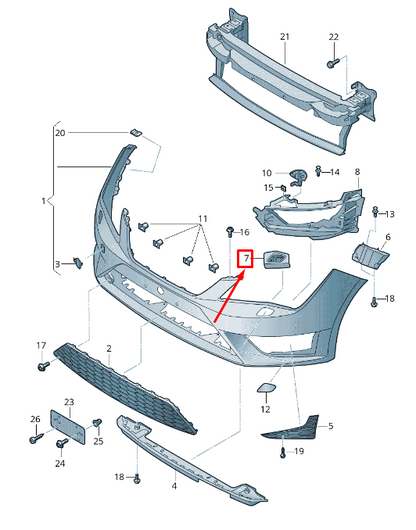 new seat leon 5f front left headlight washer bracket 5f0807923a original