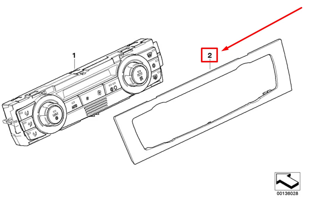 NEW BMW 1 CABRIO E88 INSTRUMENT PANEL TRIM 6957957 64116957957 ORIGINAL