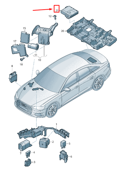 NEW AUDI A6 4A C8 POTENTIAL DISTRIBUTOR 80A937517A ORIGINAL