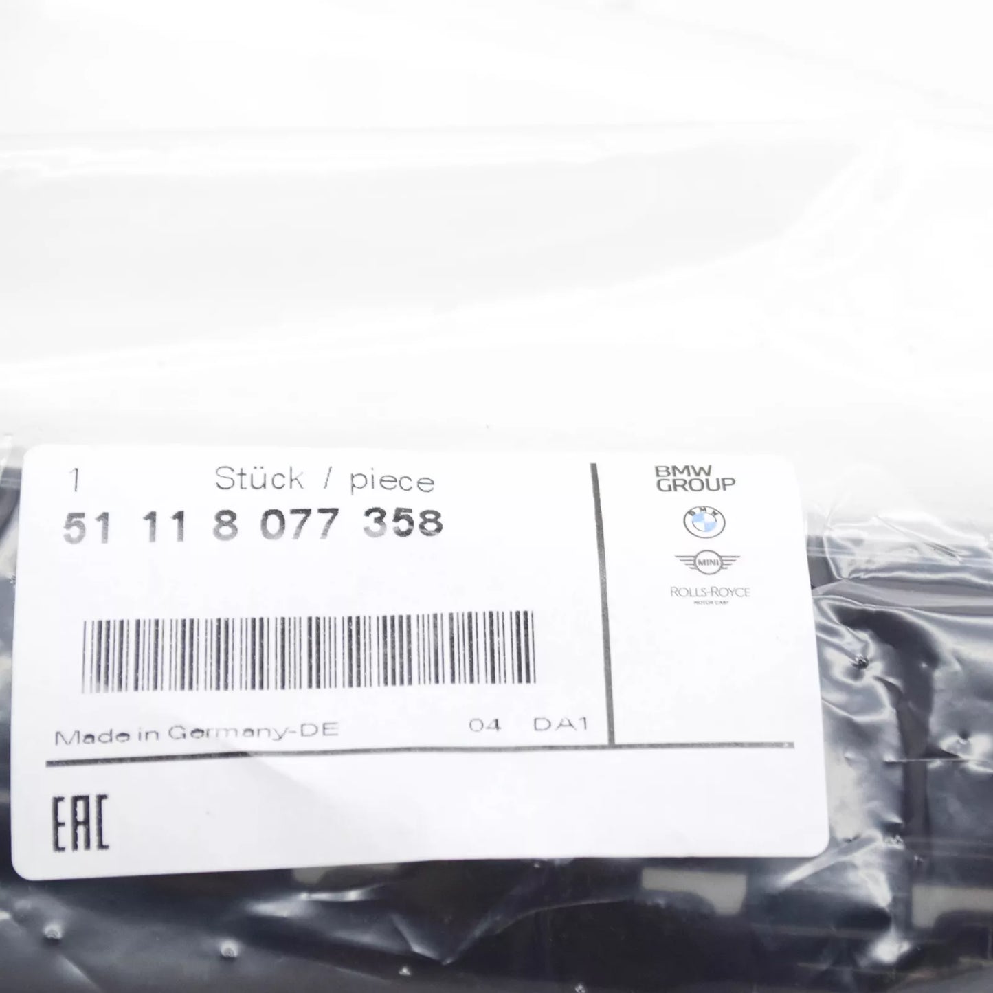 NEW BMW 4 COUPE G22 FRONT BUMPER LOWER GRILLE 8077358 51118077358 ORIGINAL