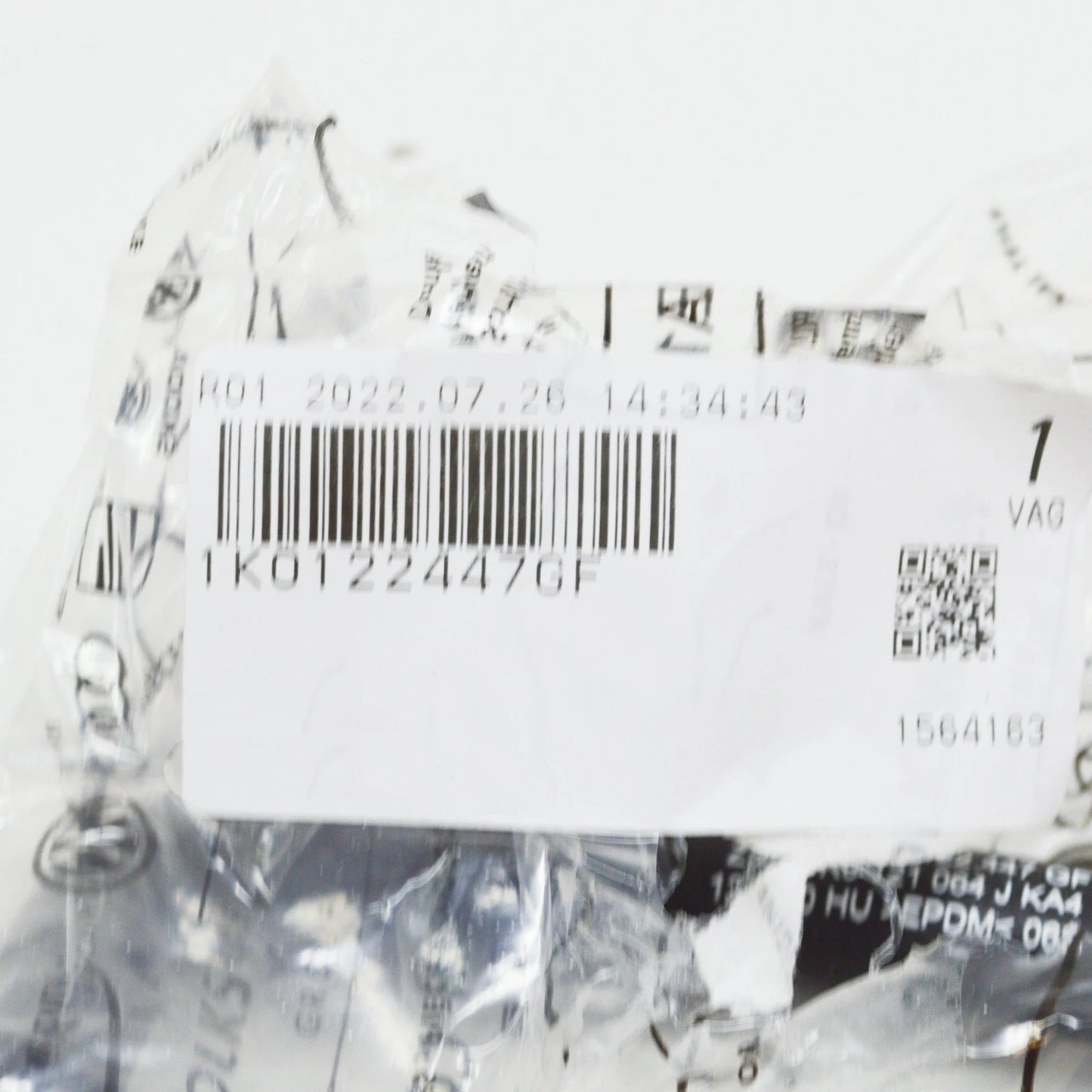 NEW AUDI A3 SPORTBACK 8P ENGINE COOLANT HOSE 1K0122447GF ORIGINAL