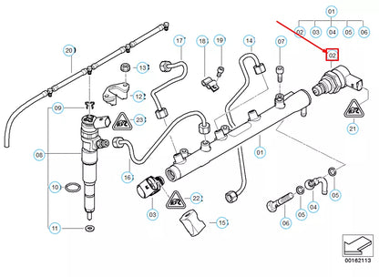 NEW BMW 1 E87 PRESSURE REGULATING VALVE 13537805733 7805733 ORIGINAL