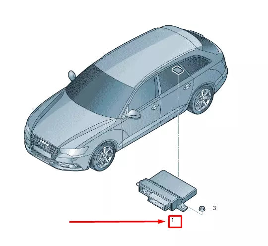 NEW AUDI RS7 SPORTBACK 4G GATEWAY CONTROL UNIT 4G5907468K ORIGINAL