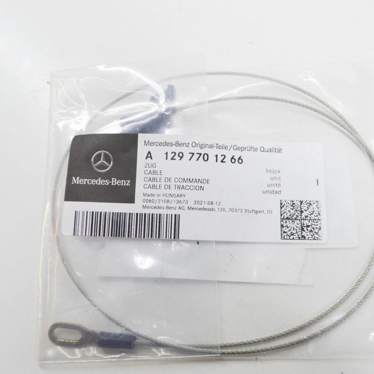 NEW MERCEDES-BENZ SL R129 FOLDING TOP RIGHT PULL A1297701266 ORIGINAL