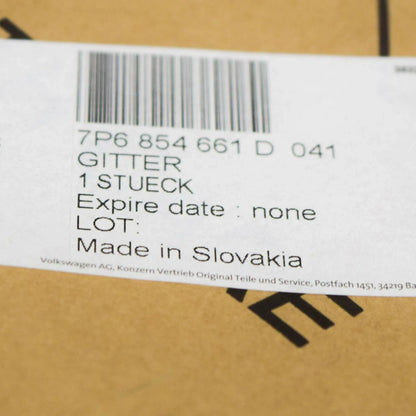 NEW VOLKSWAGEN TOAUREG 7P FRONT BUMPER LEFT GRILLE 7P6854661D041