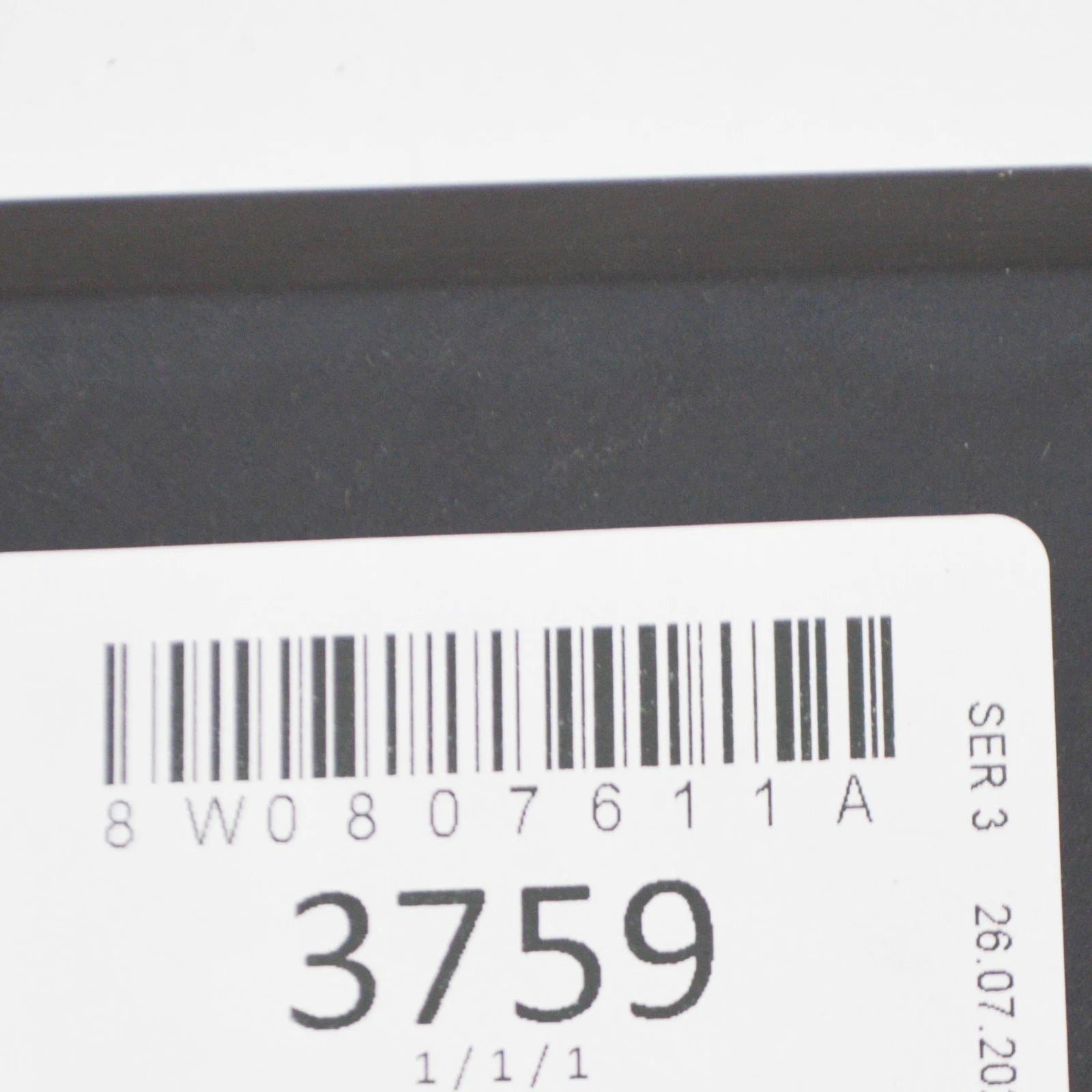 NEW AUDI A4 B9 FRONT BUMPER DEFLECTOR 8W0807611A ORIGINAL