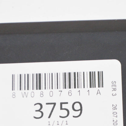 NEW AUDI A4 B9 FRONT BUMPER DEFLECTOR 8W0807611A ORIGINAL