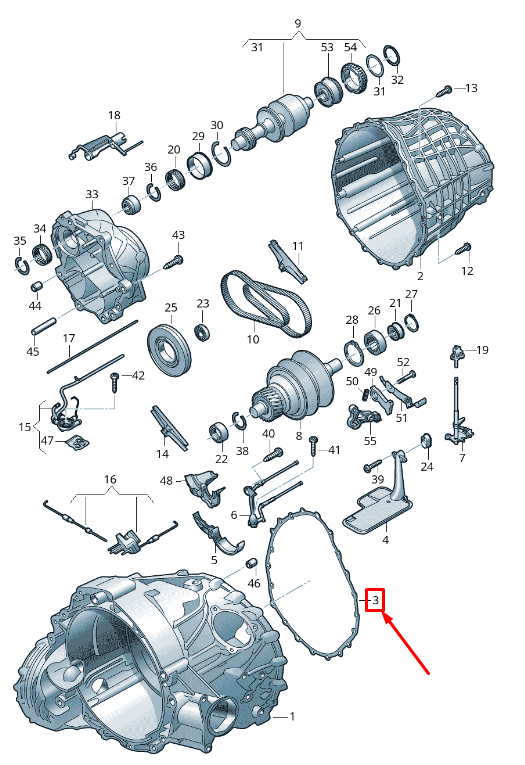 new audi a5 sportback 8t cvt filter gasket 0aw301463c original