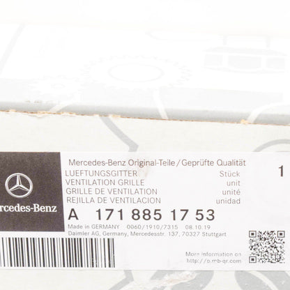 NEW MERCEDES-BENZ SLK R171 LEFT FOG LIGHT GRILLE A1718851753 2008 ORIGINAL