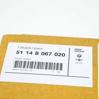 NEW BMW M3 F80 REAR OUTER RIGHT WHEEL ARCH PROTECTIVE FILM 51148067020 ORIGINAL