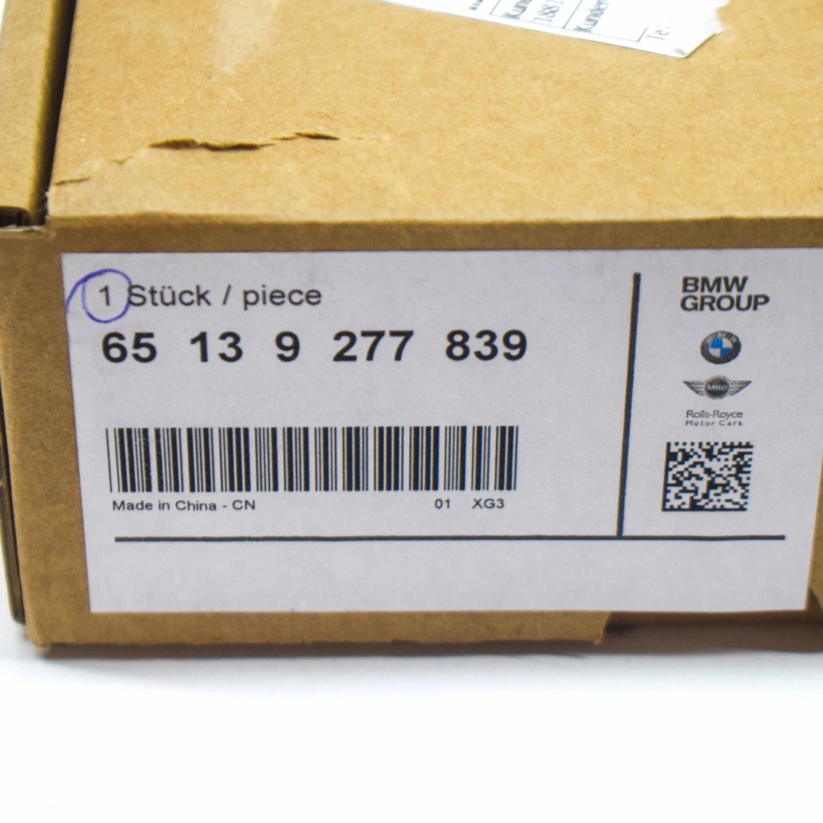 NEW BMW 5 GT F07 REAR DOOR TOP-HIFI SPEAKER TWEETER 9277839 65139277839 ORIGINAL