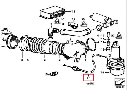 NEW BMW 7 E38 3.0I 160KW ACCELERATOR CABLE 35411162647 ORIGINAL