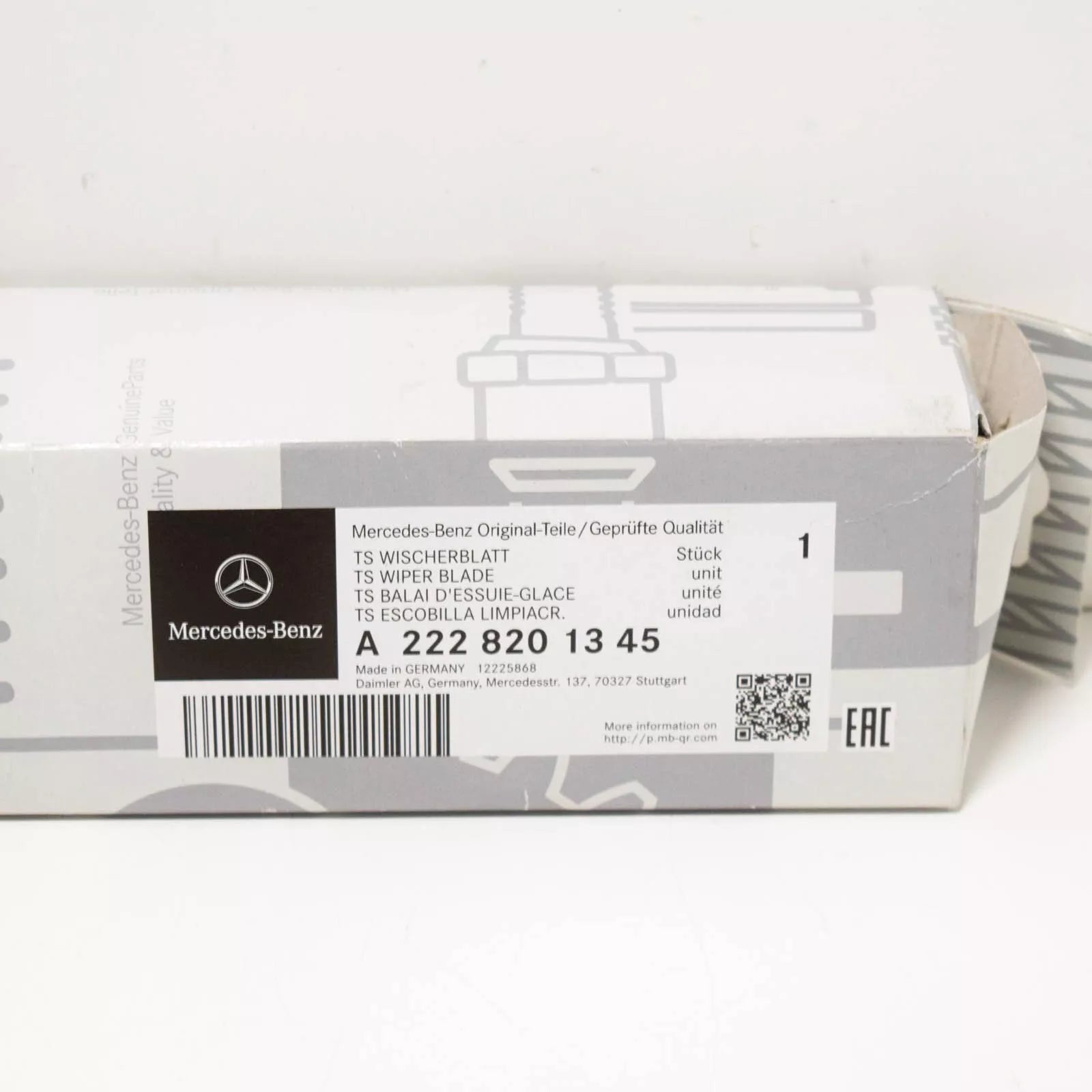 NEW MERCEDES-BENZ S-CLASS W222 WINDSHIELD WIPER BLADE SET A2228201345 LHD