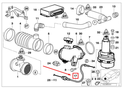 NEW BMW 5 E39 THROTTLE CABLE 1162633 35411162633 ORIGINAL