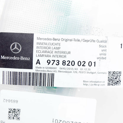 NEW MB VITO W639 FRONT CENTRAL ROOF INTERIOR LIGHT A9738200201 ORIGINAL