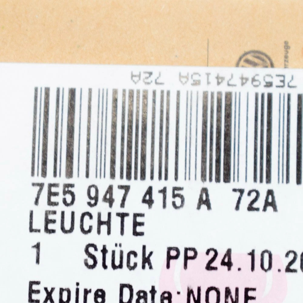 NEW VW TRANSPORTER T5 MULTIVAN SIDE STEP LIGHT LAMP 7E5947415A72A