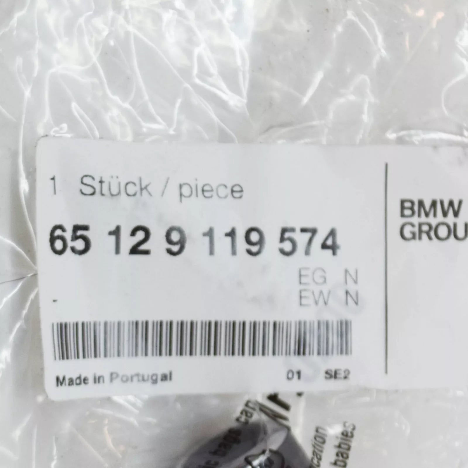 NEW BMW 5 E60 RADIO VOLUME CONTROL ROTARY KNOB 65129119574 9119574 ORIGINAL