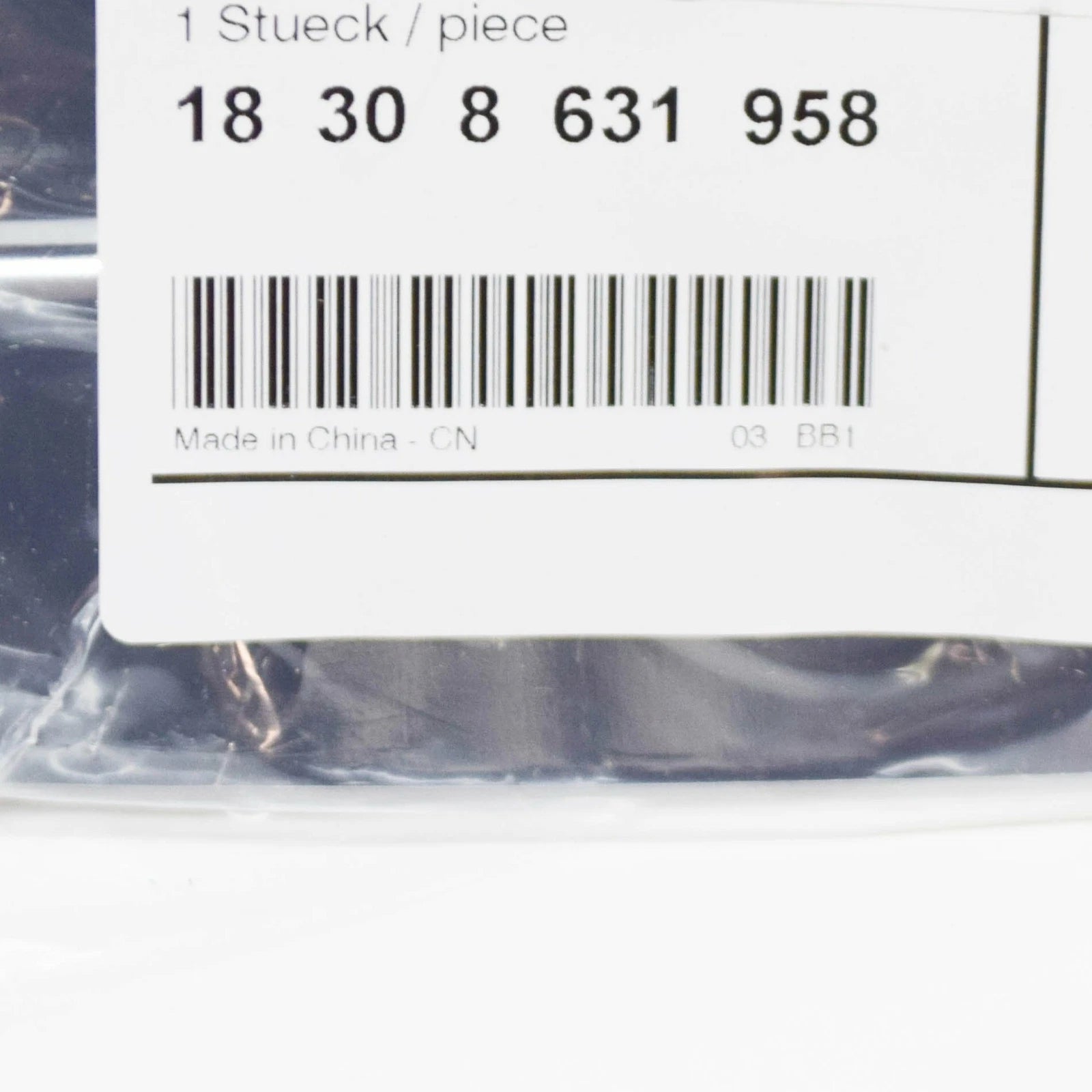 NEW BMW 5 G30 REAR LEFT EXHAUST TAIL PIPE TIP 18308631958 ORIGINAL