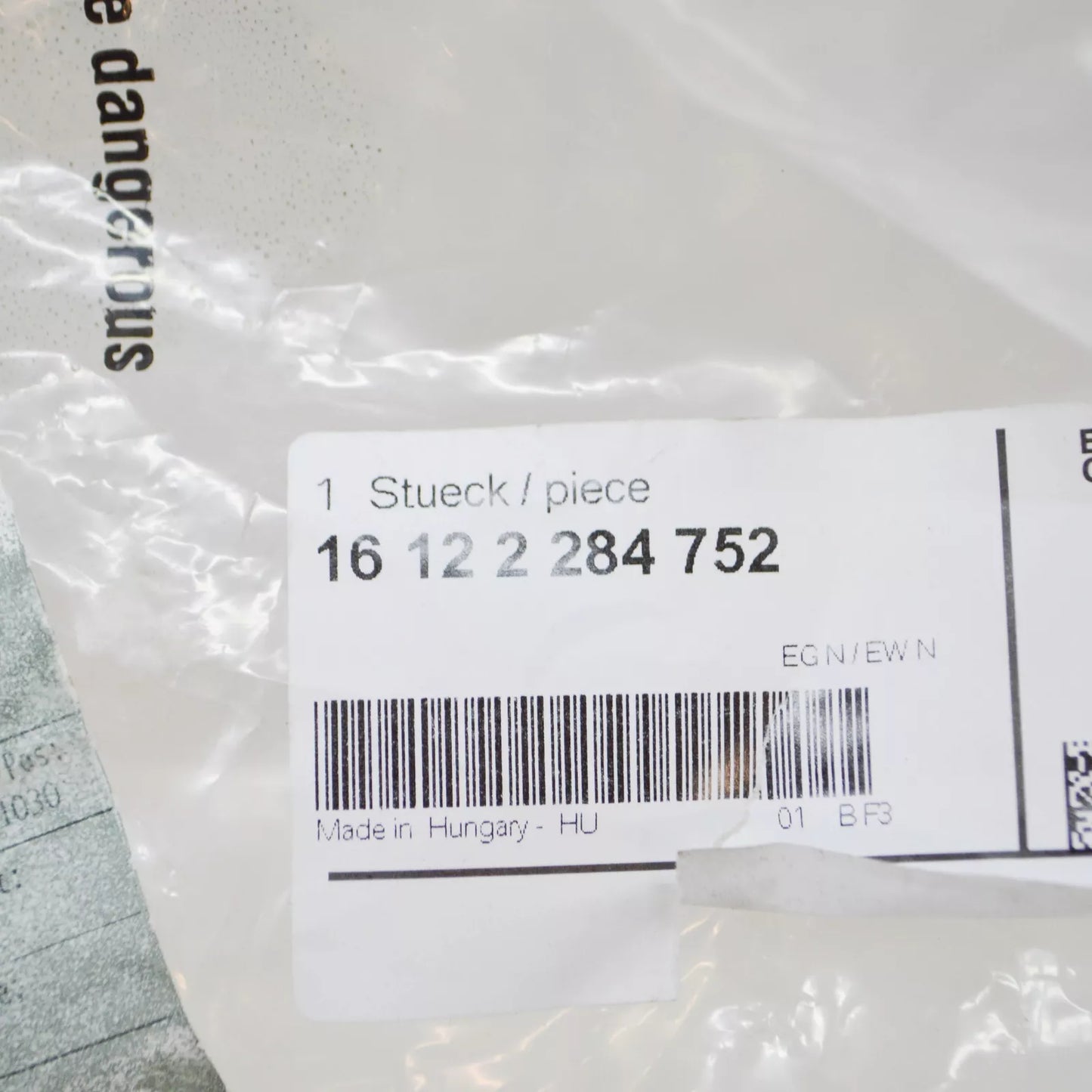 NEW BMW 3 COUPE E92 FUEL FEED LINE 2284752 16122284752 ORIGINAL