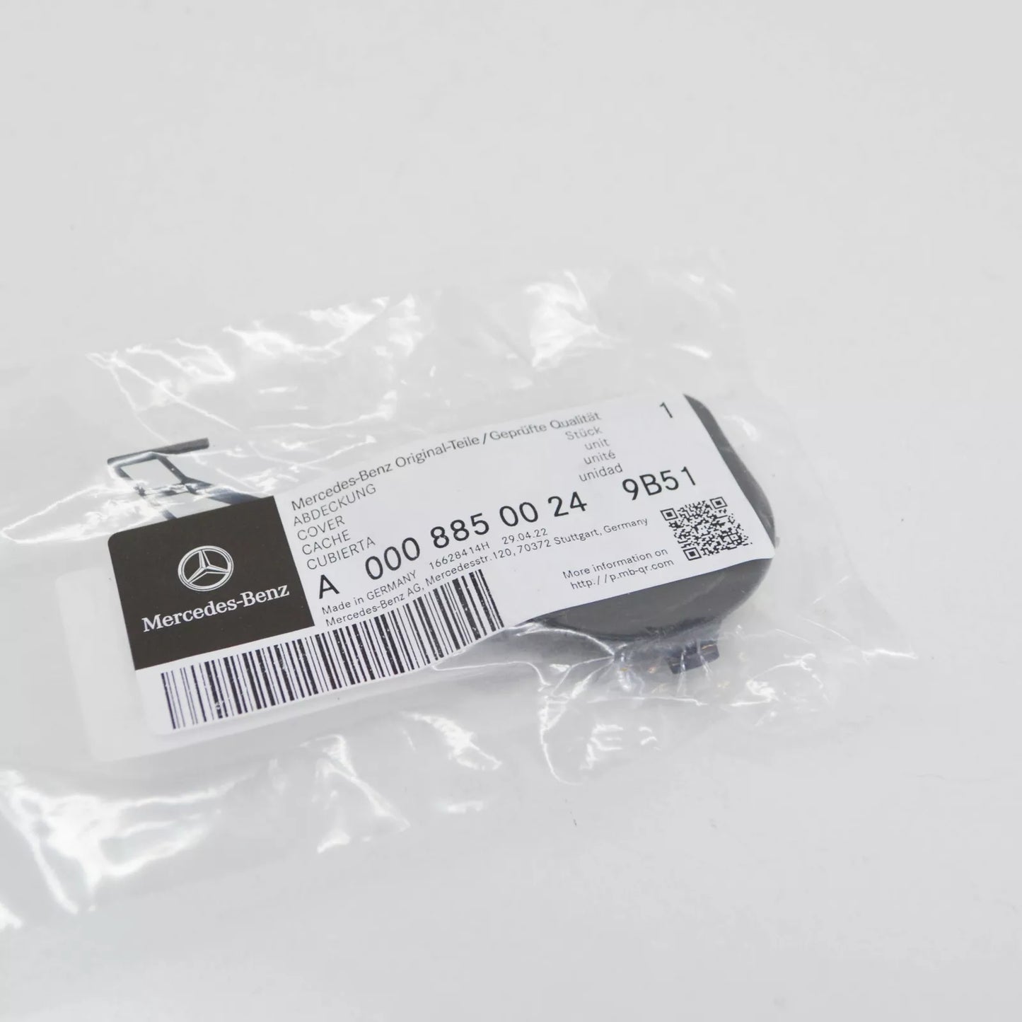 NEW MB SPRINTER W906 FRONT BUMPER TOW EYE COVER A00088500249B51 ORIGINAL