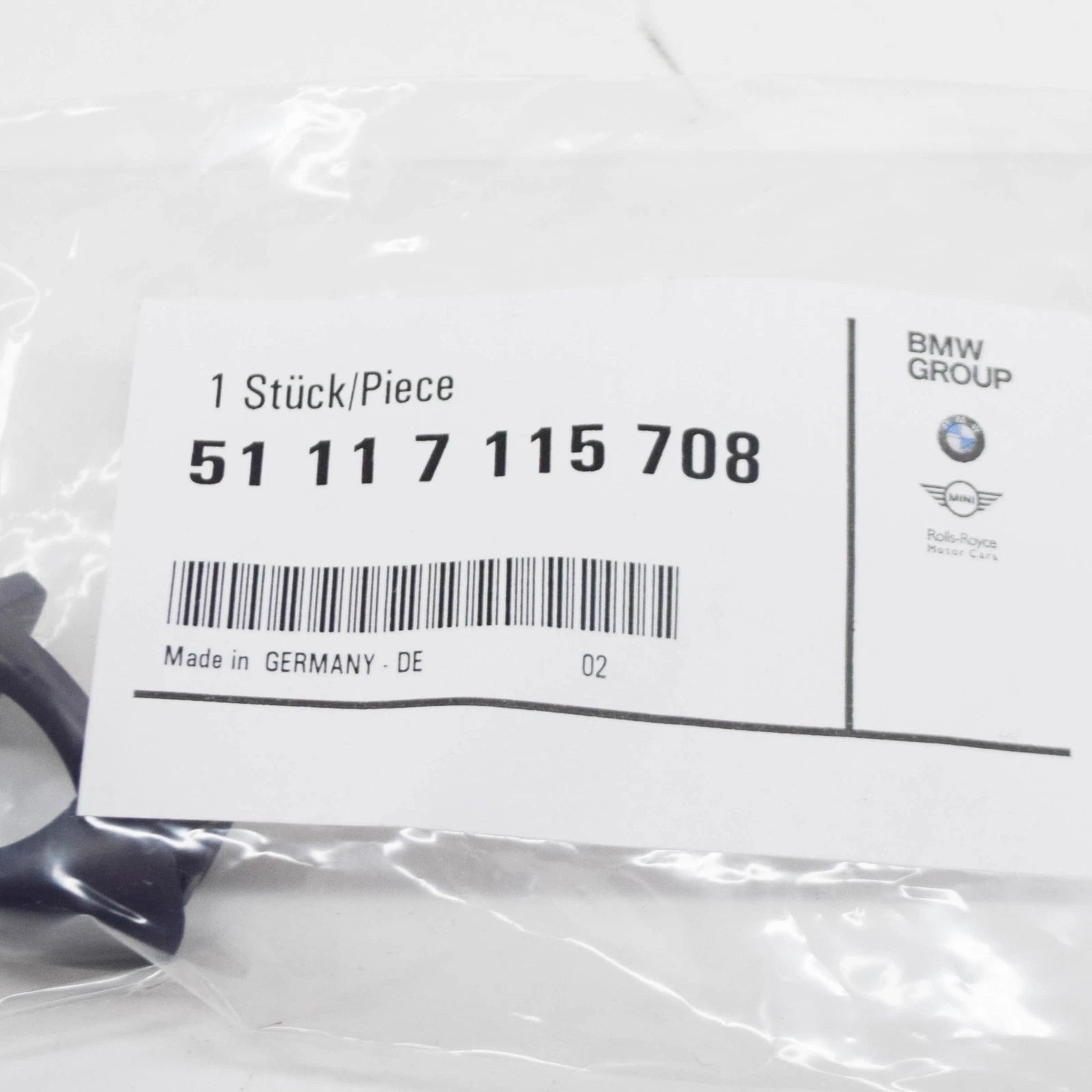 NEW BMW 6 E64 RIGHT HEADLIGHT WASHER COVER CAP 51117115708 7115708 2008 ORIGINAL