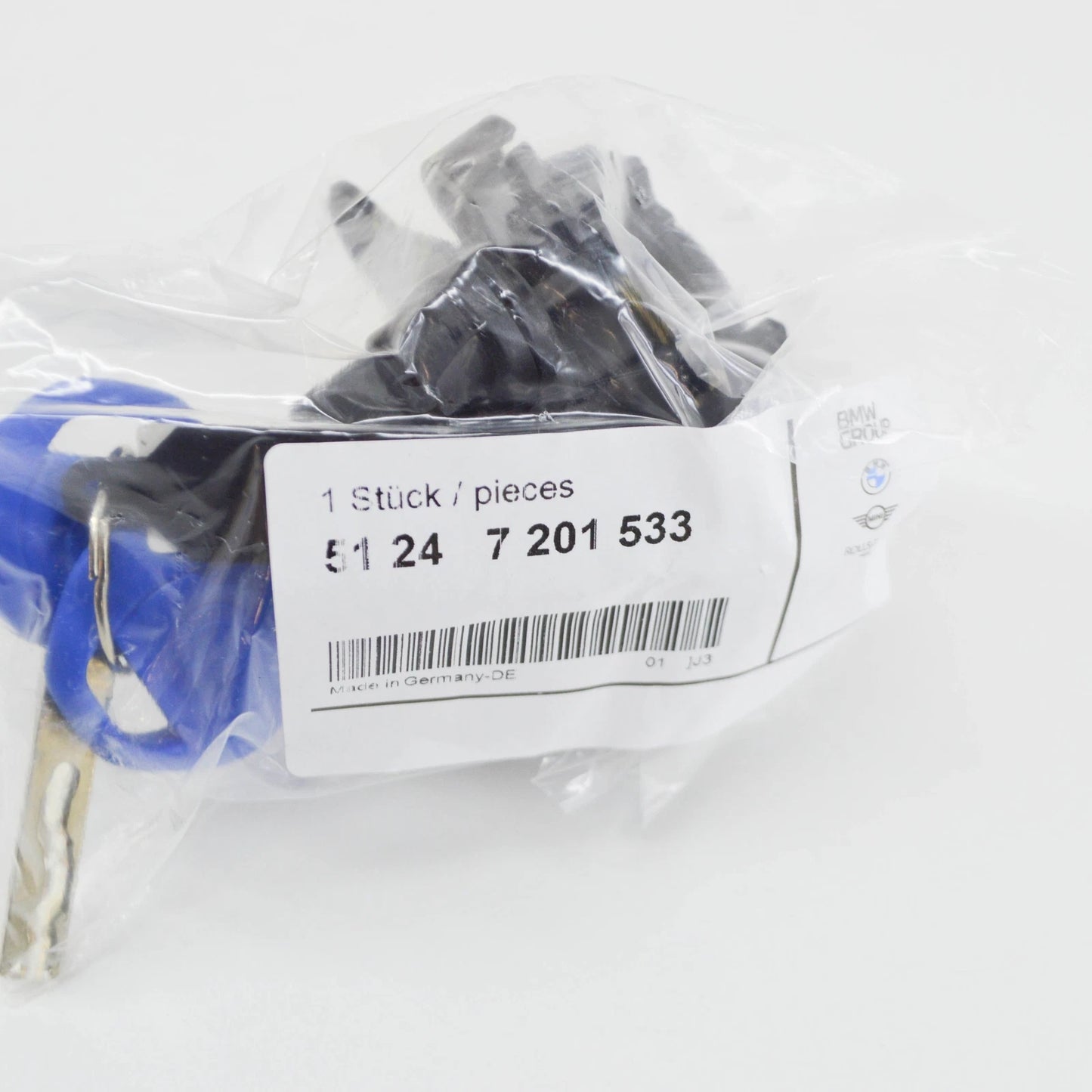 NEW BMW 5 E60 CATCH WITH KEY 51247201533 7201533 ORIGINAL