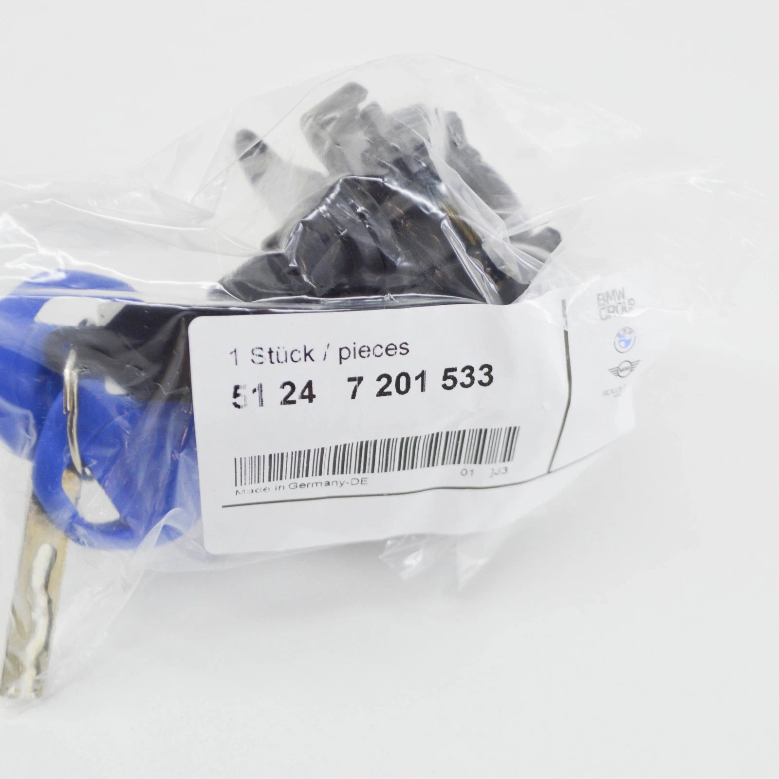 NEW BMW 5 E60 CATCH WITH KEY 51247201533 7201533 ORIGINAL