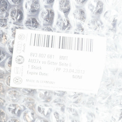 NEW AUDI A3 8PA FRONT BUMPER LEFT SIDE GRILLE 8V3807681 BMT 2013