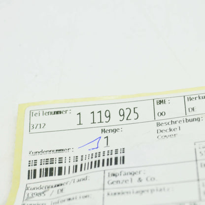 NEW BMW 5 E28 EXPANSION TANK CAP COVER 37121119925 ORIGINAL