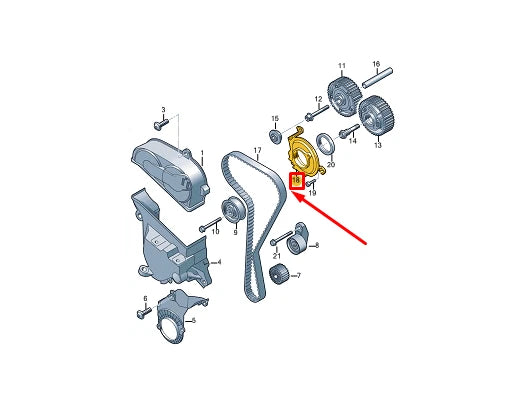 NEW VW GOLF VARIANT CG MK8 ENGINE ADJUSTER BRACKET 05C109093B