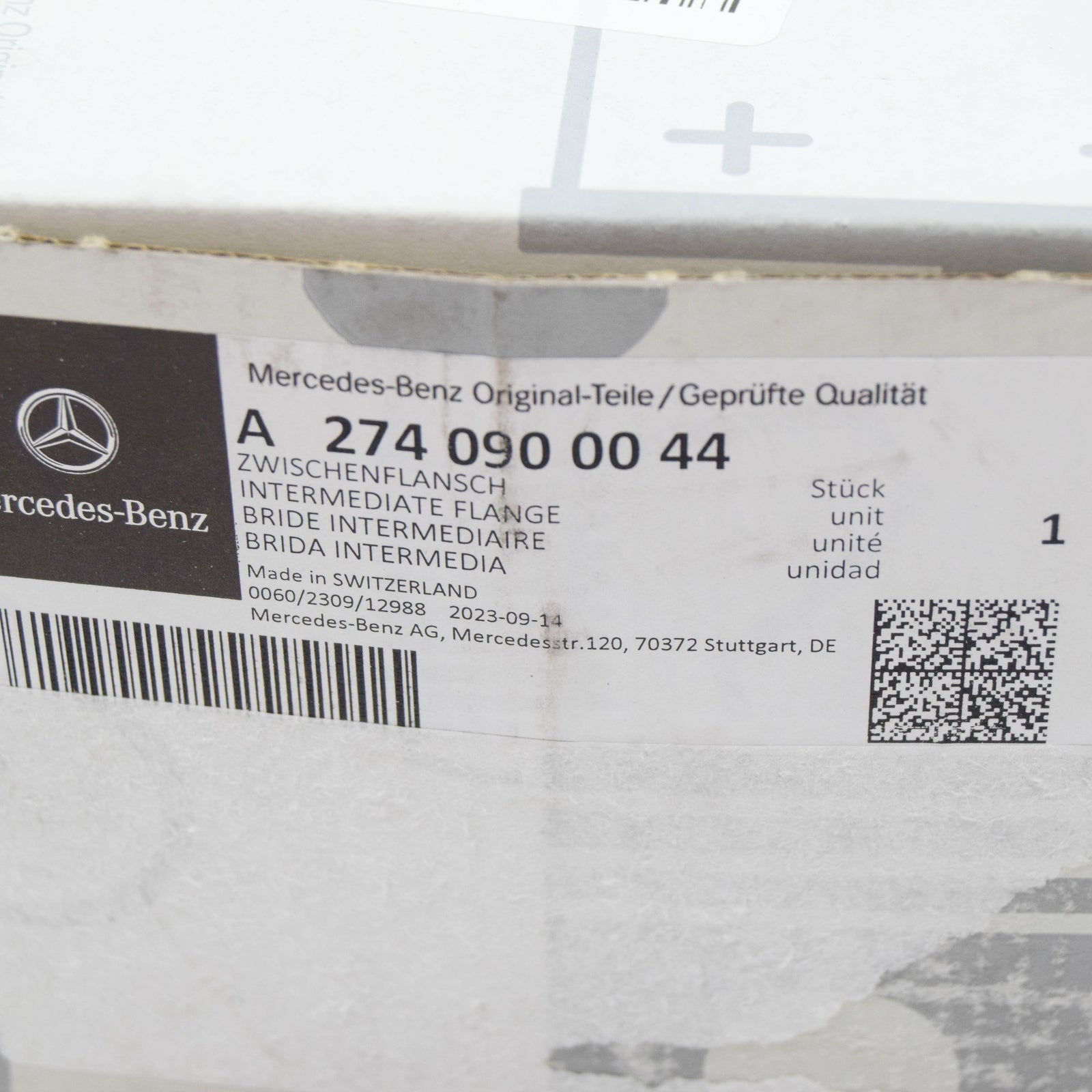 NEW MERCEDES-BENZ E W213 INTAKE MANIFOLD INTERMEDIATE FLANGE A2740900044