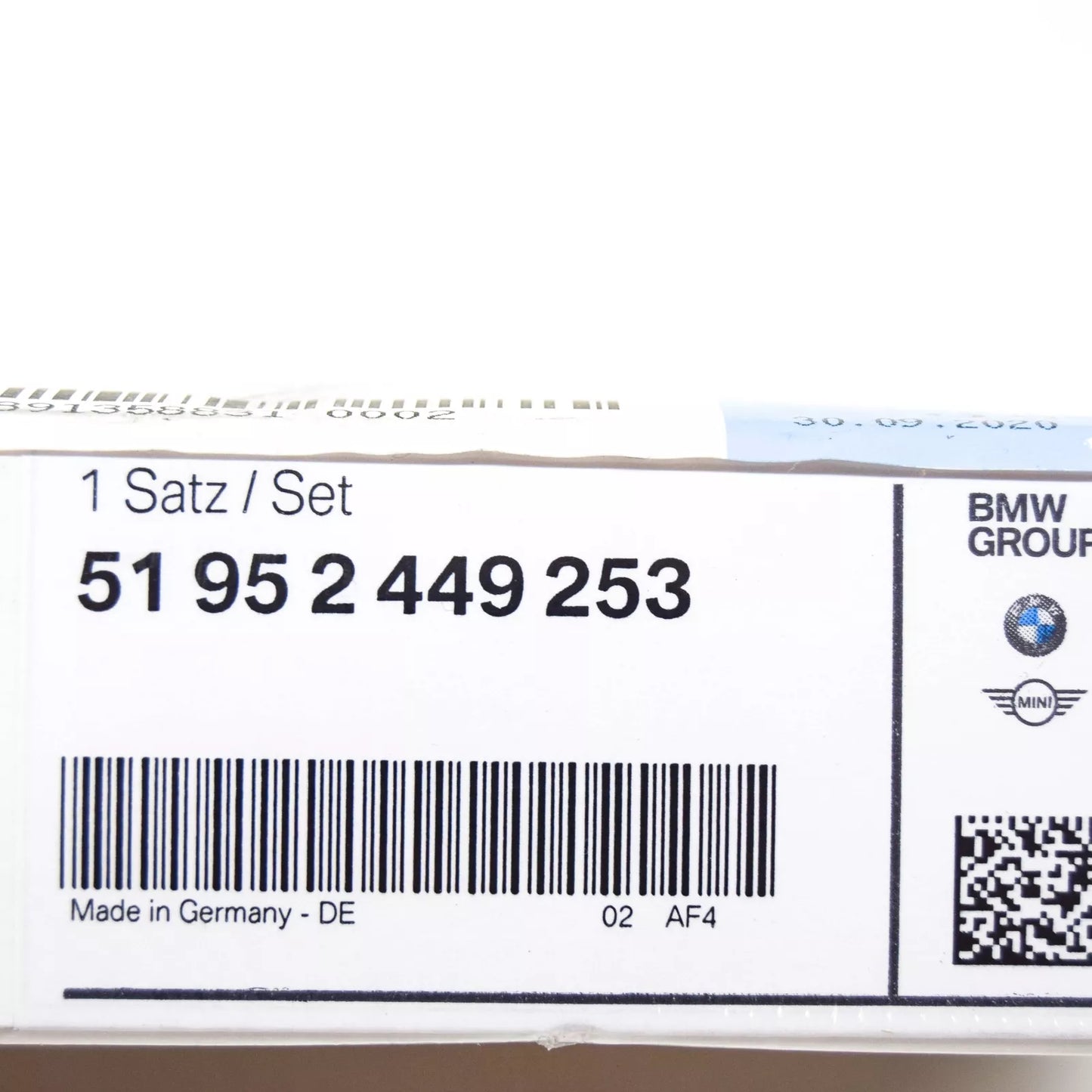 NEW BMW 1 F20 INTERIOR SEAT HOOK 51952449253 ORIGINAL