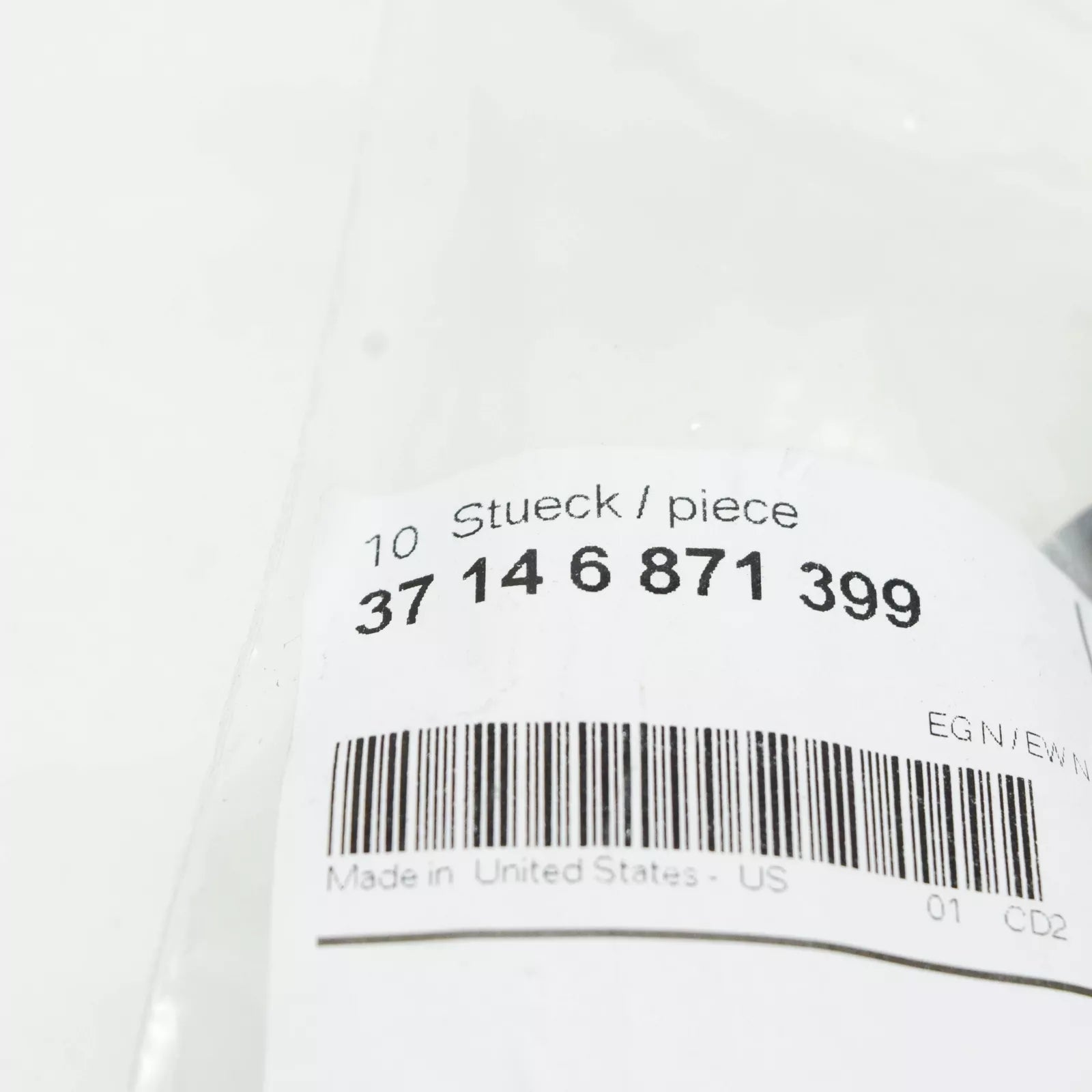 NEW BMW X5 E70 LEFT RIDE HEIGHT SENSOR BRACKET 37146871399 6871399 ORIGINAL