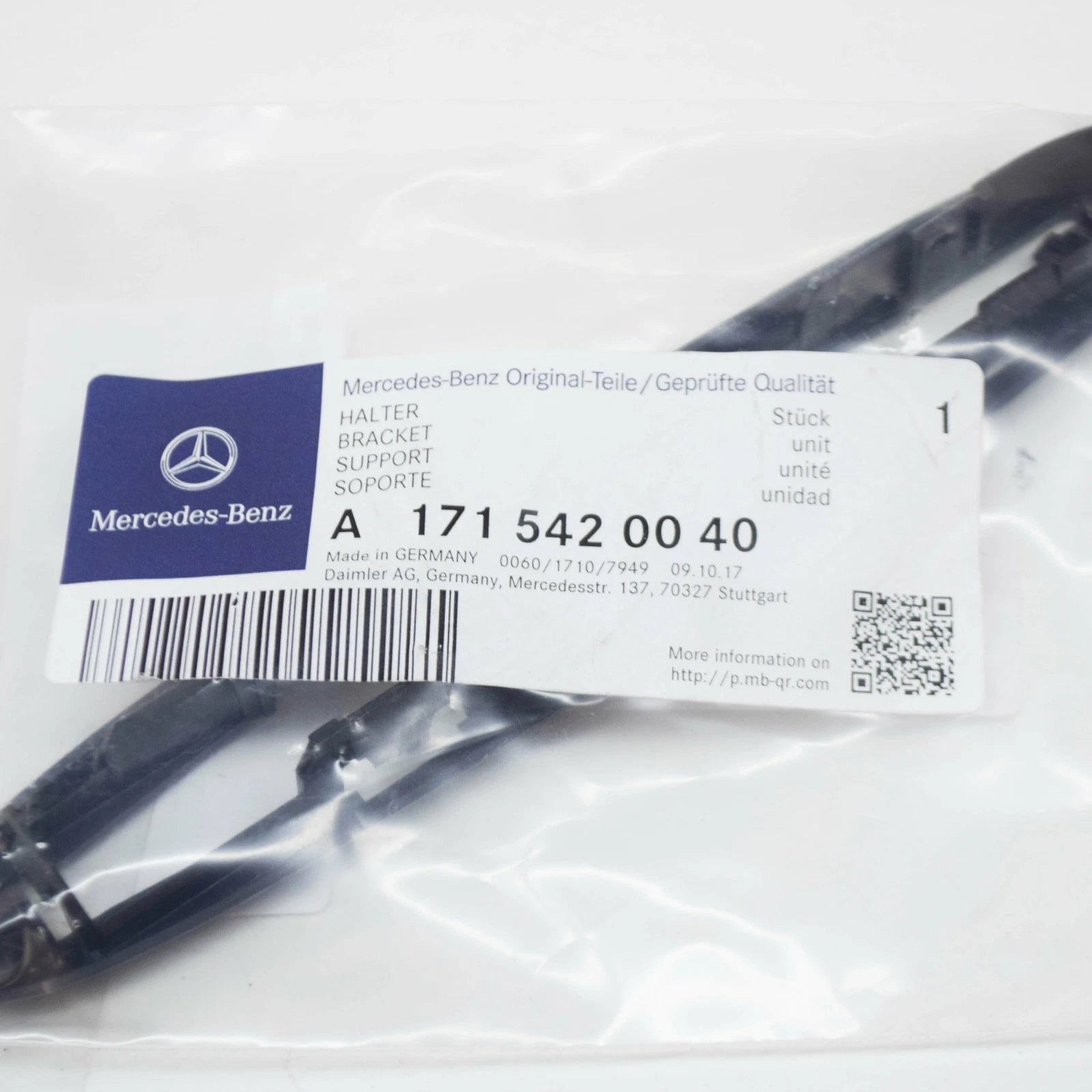 NEW MERCEDES-BENZ SLK R171 REAR WALL PANELING CENTER BRACKET A1715420040