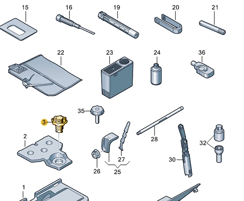 NEW AUDI A4 B9 SPARE WHEEL MOUNTING NUT 8W9803899 ORIGINAL