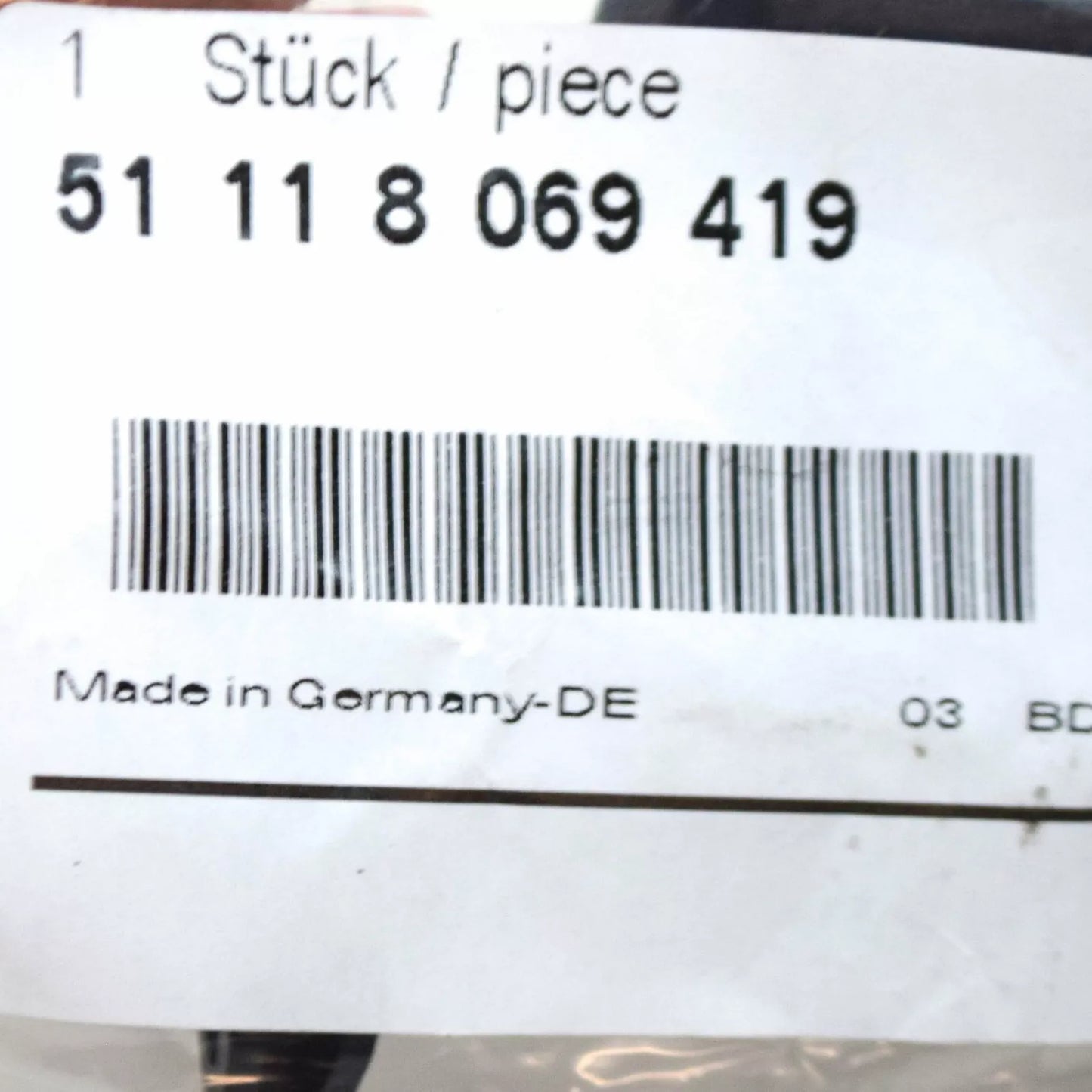 NEW BMW 4 COUPE M G82 FRONT BUMPER LEFT LOWER GUIDE 51118069419 ORIGINAL