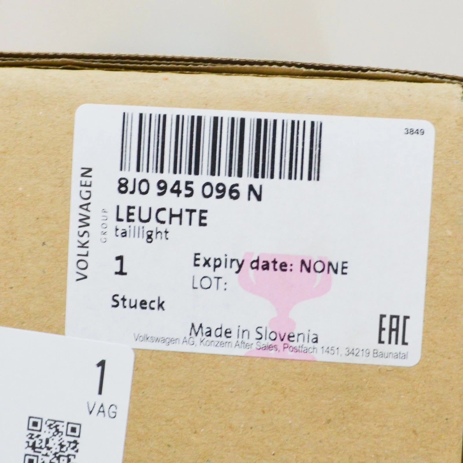 NEW AUDI TTS 8J REAR RIGHT TAILLIGHT USA 8J0945096N ORIGINAL