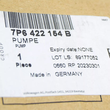 NEW VOLKSWAGEN TOUAREG 7P ENGINE VANE PUMP 7P6422154B ORIGINAL