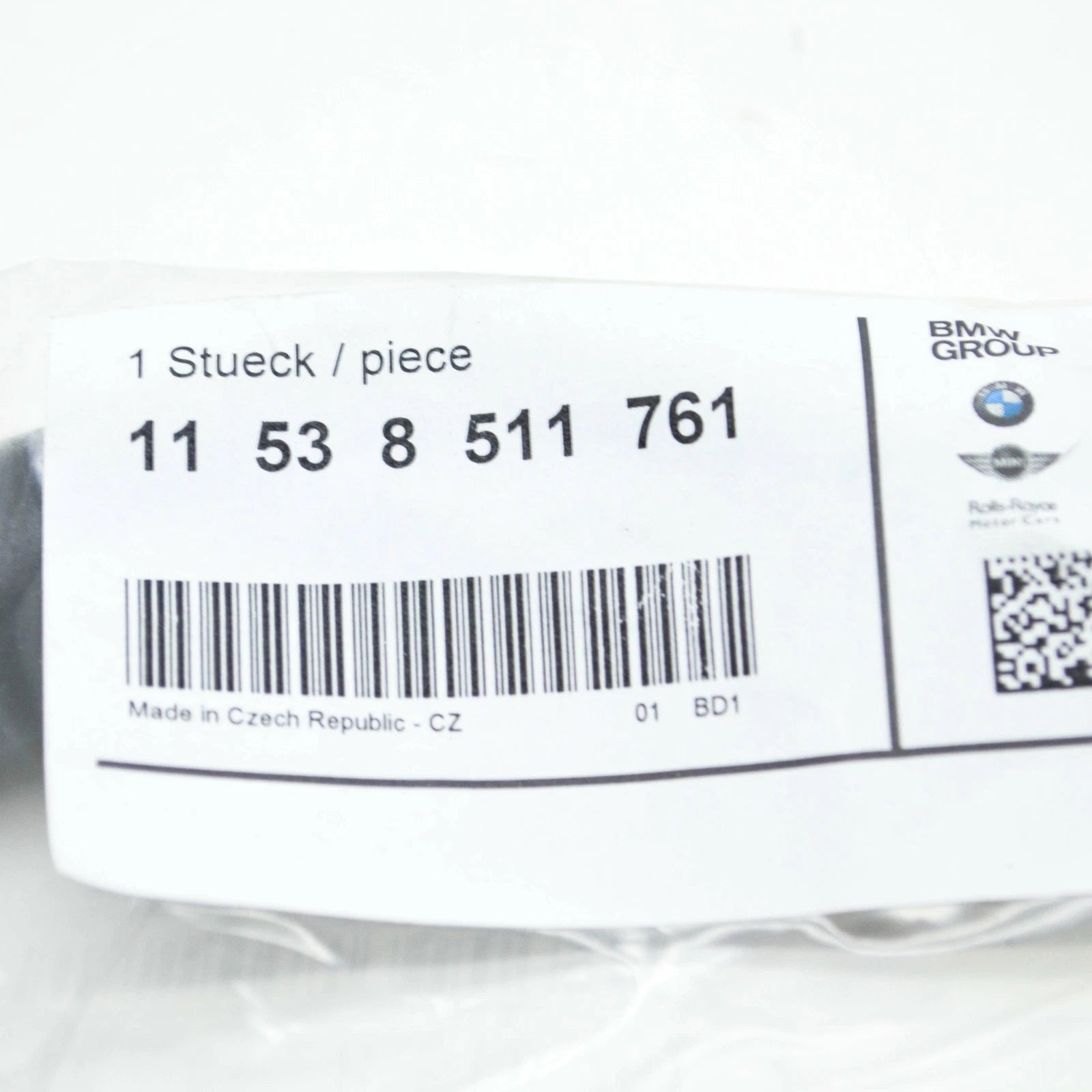 NEW BMW 5 F10 ENGINE WATER COOLANT HOSE 11538511761 8511761 ORIGINAL