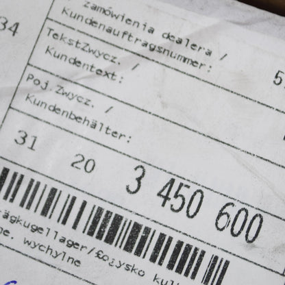 NEW BMW X3 E83 FRONT LEFT WHEEL BEARING 31203450600 3450600 ORIGINAL