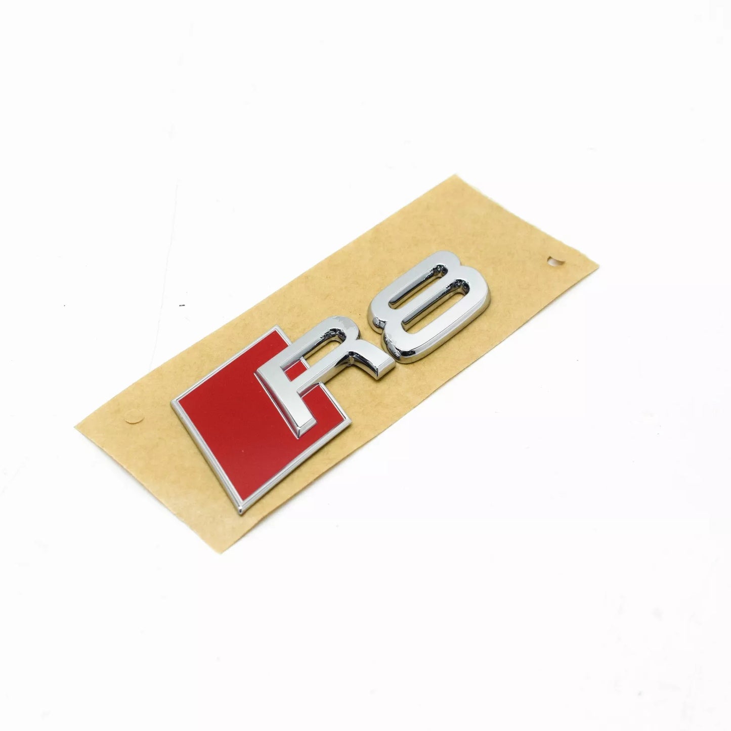 NEW AUDI R8 TRUNK LID R8 BADGE EMBLEM CHROME 420853741A2ZZ 2015 ORIGINAL