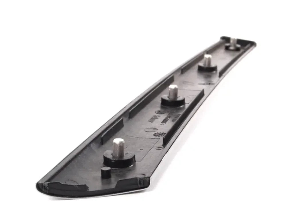 NEW BMW 3 E46 FRONT LEFT ALUMINUM DECOR STRIP 7047155 51457047155 ORIGINAL