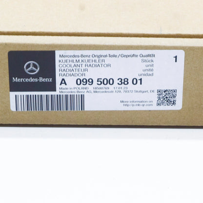 NEW MERCEDES-BENZ C W206 AIR COOLANT RADIATOR A0995003801 ORIGINAL