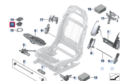 new bmw 5 g30 fan 52109490352 original