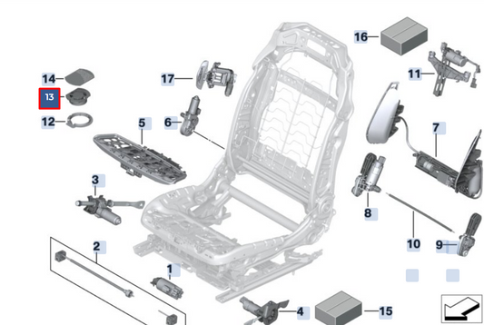 new bmw 5 g30 fan 52109490352 original