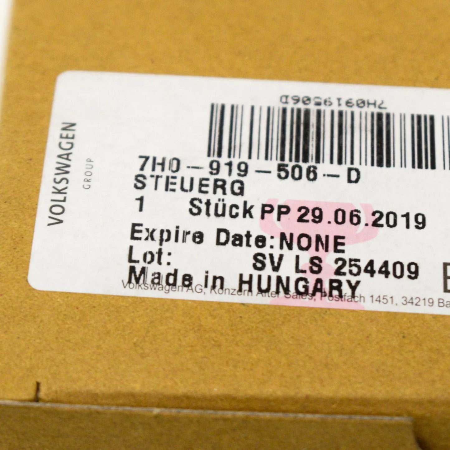 NEW VW TRANSPORTER T5 RADIATOR FAN CONTROL MODULE 7H0919506D 2.0TDI 103KW