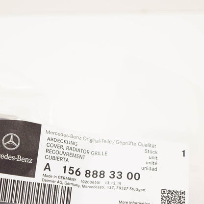 NEW MB GLA X156 FRONT BUMPER RADIATOR GRILLE CAMERA TRIM A1568883300 ORIGINAL